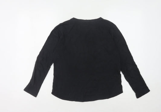 Gap Kids Disney Girls Black T-Shirt, XL, Mickey Mouse Design