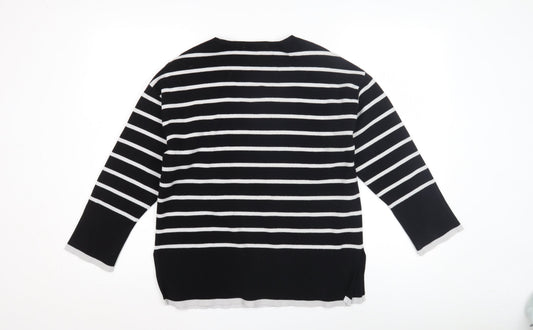 Womens UK Size S MNG Black Pullover Jumper