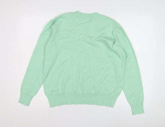 Womens UK Size M Marks and Spencer Green Pullover Jumper