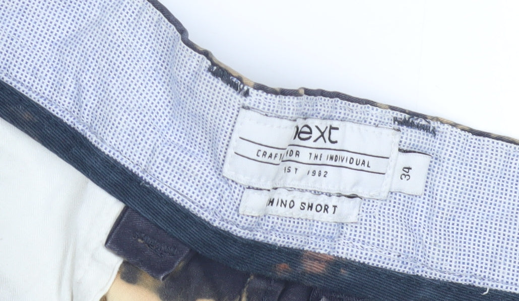 Next Men's Multicoloured Chino Shorts, Size 34