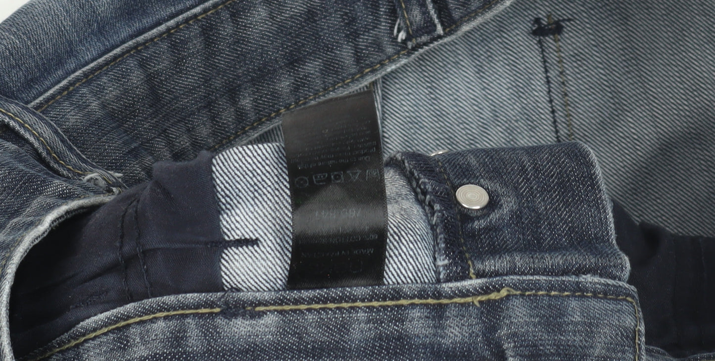Mens UK Size 30 S NEXT Regular Fit Straight Blue Jeans