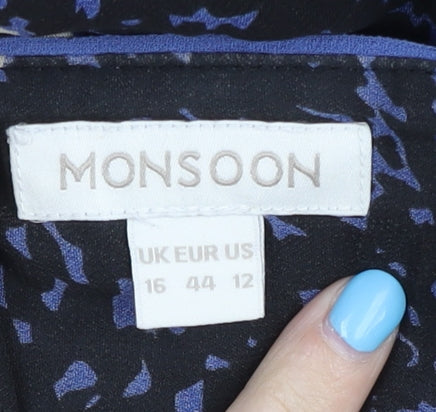 Monsoon Women's Multicoloured Floral Skirt Size 16