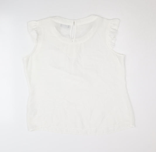 Womens UK Size 16 Klass White Blouse