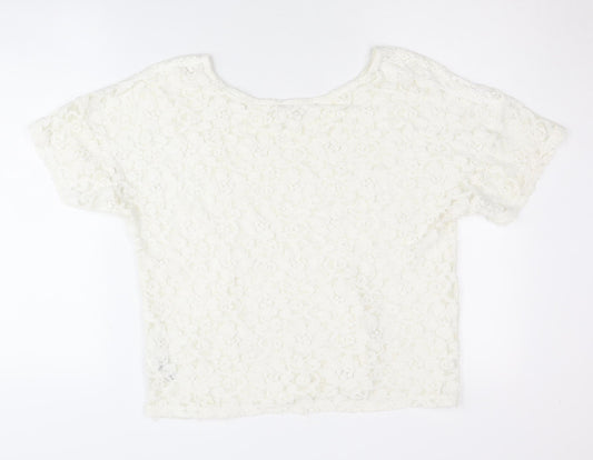 Womens UK Size 14 Monsoon Ivory Blouse