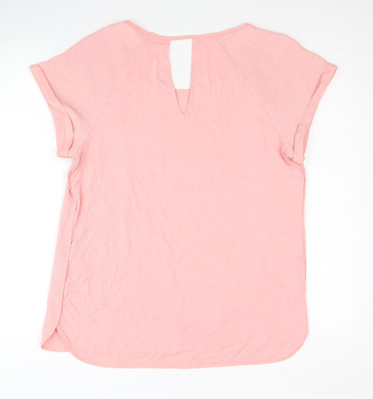 Principles Women's Pink Round Neck T-Shirt Size 14