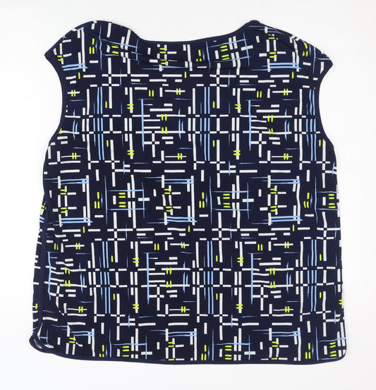 Dunnes Women's Geometric Print Tank Top Size 20