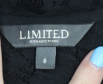 Marks and Spencer Black Lace Playsuit Size 8 Women