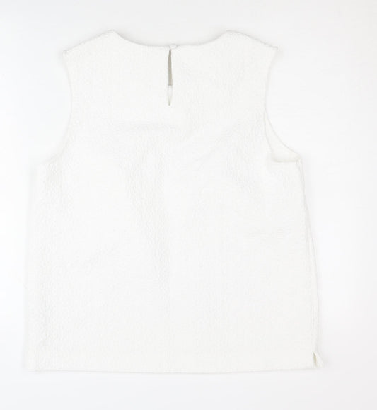 M&Co Women's Ivory Tank Top Size 16