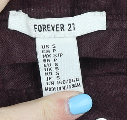 Forever 21 Women's S Short Corduroy Mini Skirt