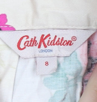 Brand and care label for Cath Kidston Women’s Multicoloured Floral Skirt, size UK 8