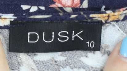 Womens UK Size 10 dusk Multicoloured Blouse