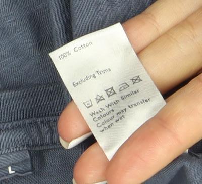 John Lewis Men's Blue Crew Neck Cotton T-Shirt, Size L