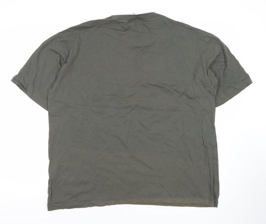 Mens UK Size L Champion Grey T-Shirt