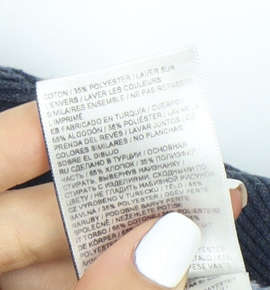 Superdry Women's Blue Pullover Sweatshirt Size 6