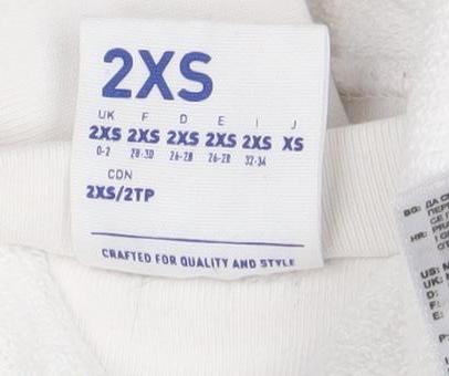 Mens UK Size XS Reebok White Pullover Sweatshirt