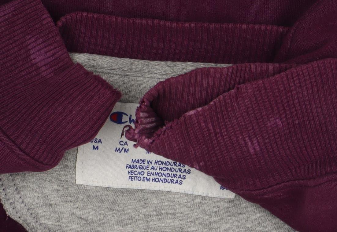 Mens UK Size M Champion Purple Pullover Sweatshirt