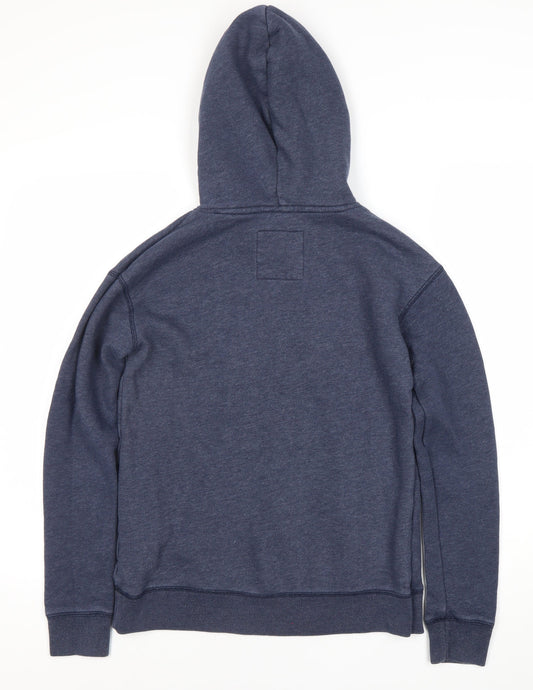Mens UK Size S Hollister Blue Pullover Hoodie