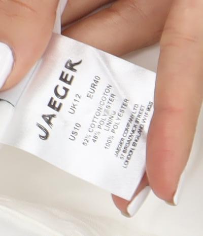 Jaeger Women's White Trousers Size 12