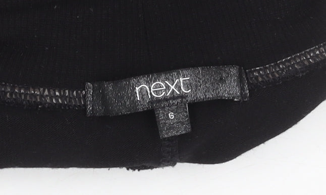 Womens UK Size UK 6 NEXT Black Basic T-Shirt