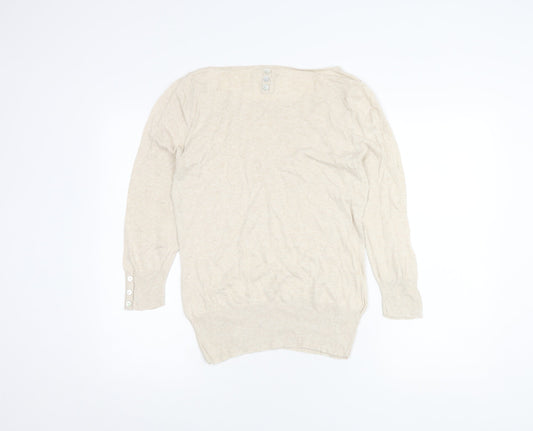 Next Women's Beige Pullover Jumper Size 12