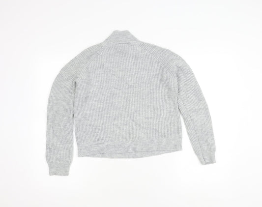 Womens UK Size S VILA Grey Pullover Jumper
