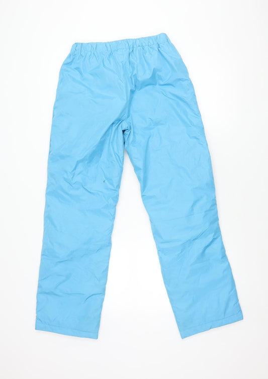 Innik Unisex Blue Trousers S, Elastic Waist, Drawstring