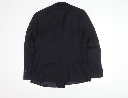 Mens UK Size 42 DKNY Regular Black Suit Jacket