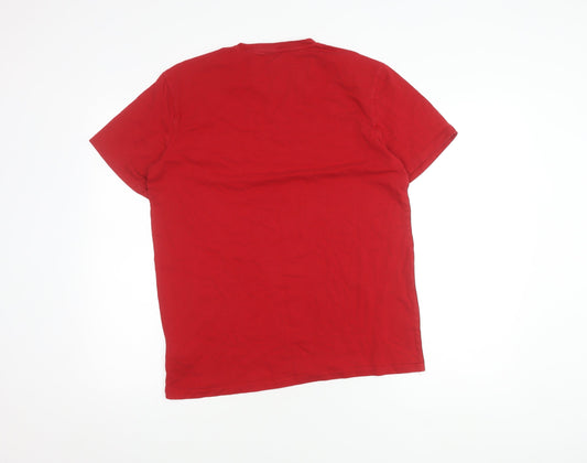 Polo Ralph Lauren Men's Red Crew Neck T-Shirt M