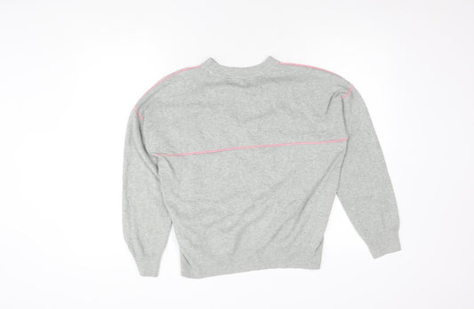 Womens UK Size M Marks and Spencer Grey Pullover Jumper