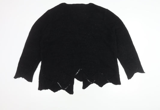 Womens UK Size 20 BHS Black Cardigan Jumper
