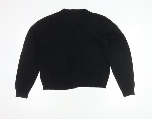 Womens UK Size 12 Brave Soul Black Cardigan Jumper