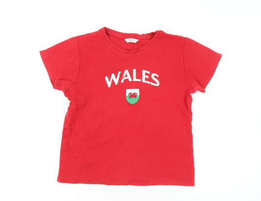 Womens UK Size 14 New Look Red T-Shirt