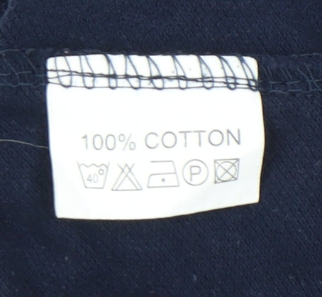 Slazenger Men's Blue Polo Shirt M, Short Sleeve, Cotton