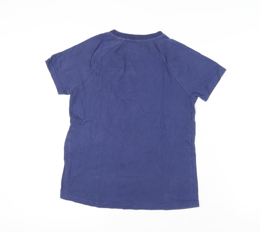 Unisex Adults UK Size 8 Superdry Blue T-Shirt