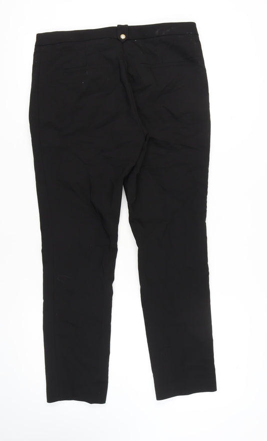 Womens UK Size 14 H&M Black Trousers