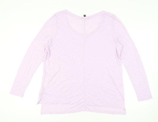 Banana Republic Women's Purple XL Basic T-Shirt
