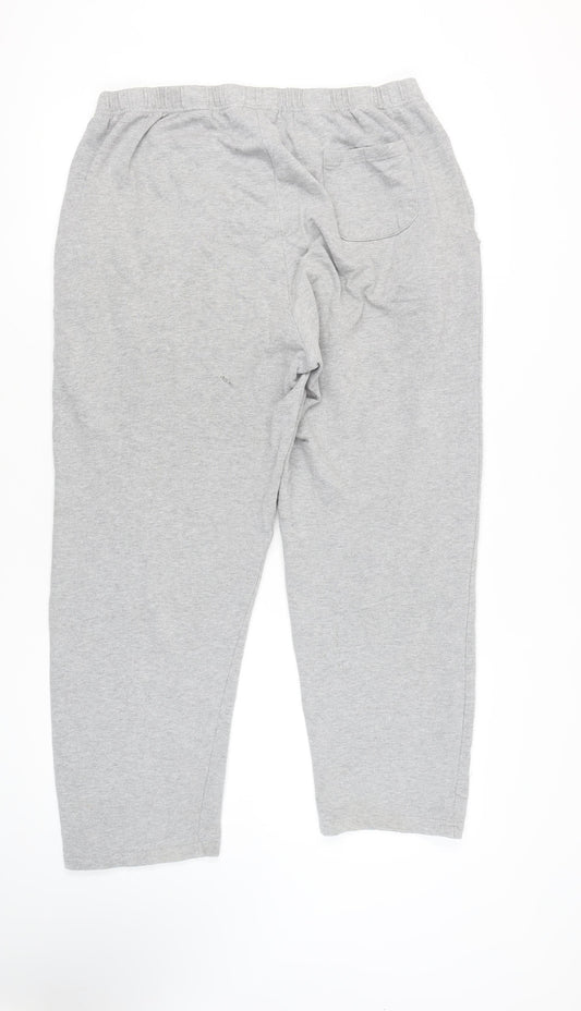 Cotton Traders Men's Grey 2XL Sweatpants Elastic Waist