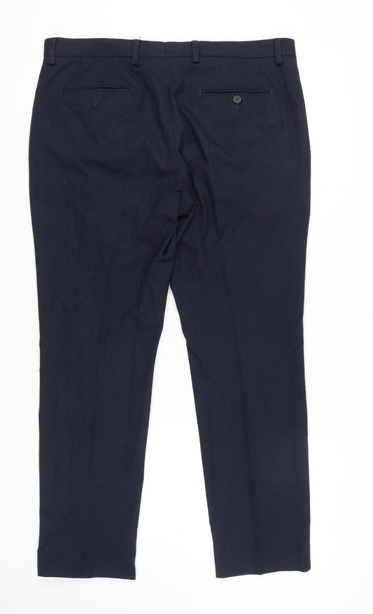Next Men's Blue Dress Pants Size 38