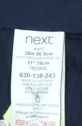 Next Men's Blue Dress Pants Size 38