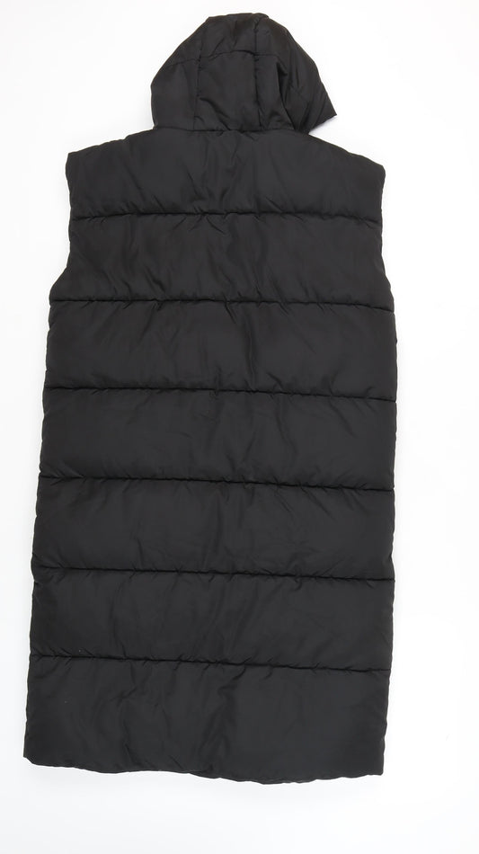 Missguided Black Puffer Jacket Women Size 8