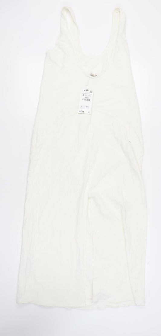 Zara Ivory Women’s Sleeveless Tank Dress - Size S