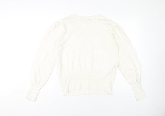 Womens UK Size L Marks and Spencer Ivory Pullover Jumper