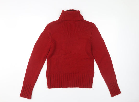 Womens UK Size S Mackays Red Pullover Jumper