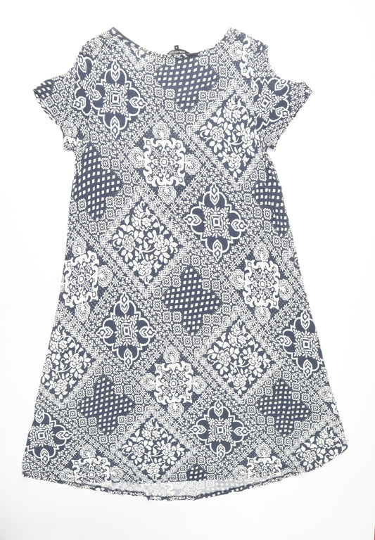 Debenhams Geometric Print Casual Dress Size 18