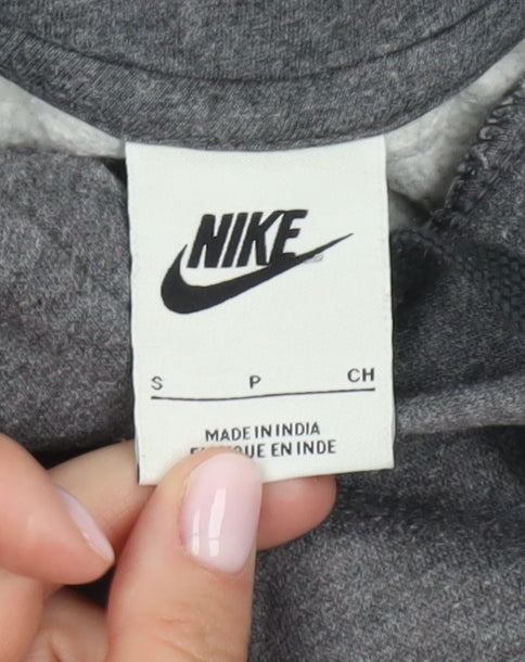 Mens UK Size S Nike Grey Pullover Hoodie