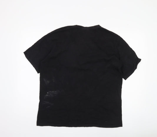 Peter Storm Men's Black XL T-Shirt, Short Sleeve, Logo Accent