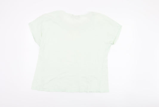 Womens UK Size 16 VIZ-A-VIZ White T-Shirt