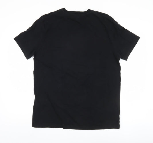Topman Men's Black L Graphic Print T-Shirt