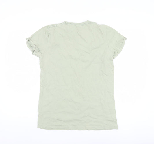 Mens UK Size S Hollister Green T-Shirt
