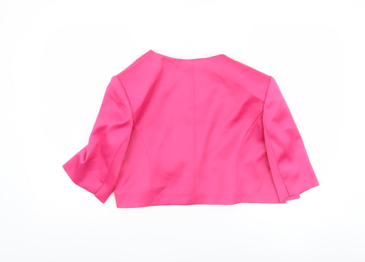 Kaliko Pink Cropped Blazer Women Size 16